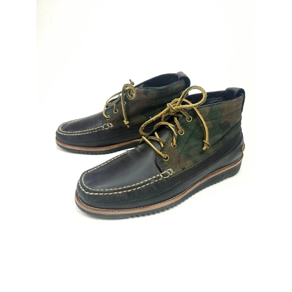 Cole Haan Men's Pinch Rugged Chukka - Camo Canvas/After Dark US Size 10.5 M